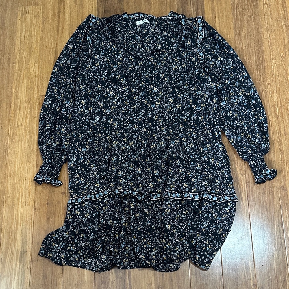 LAST CHANCE: Max Studio Black Floral Dress